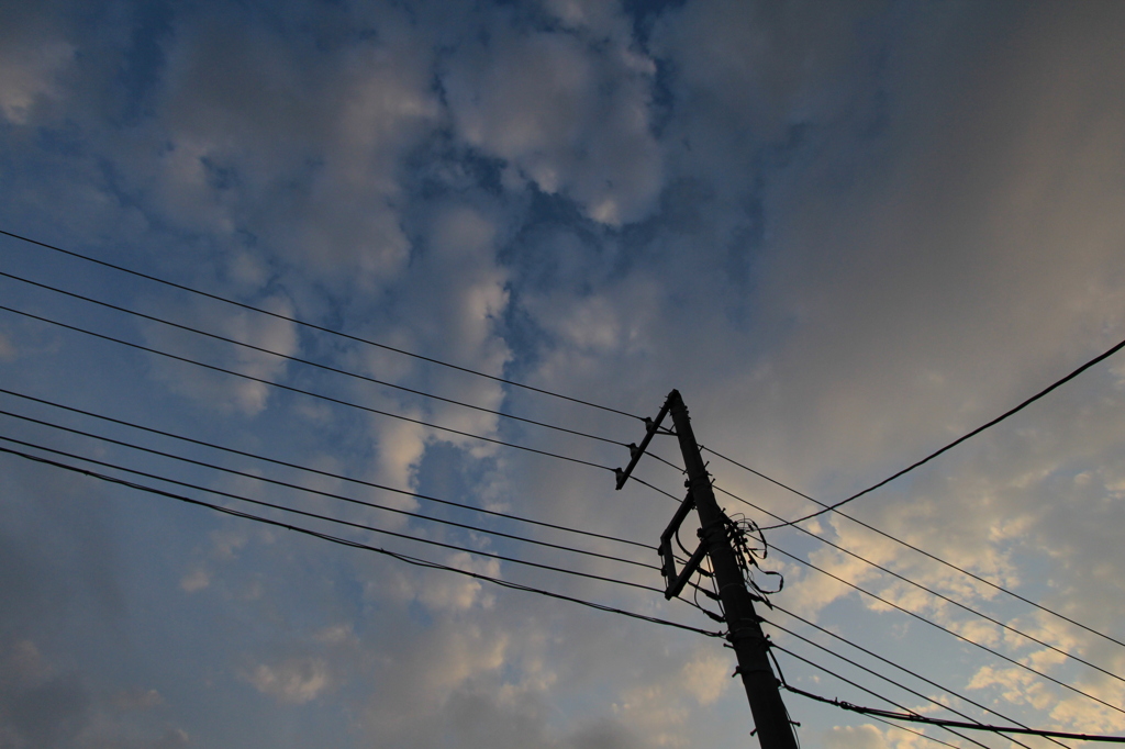 ある夕暮れの空