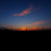 夕暮れ