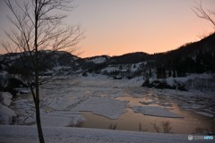 雪流れ①