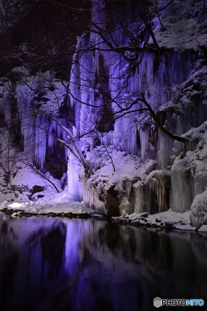 三十槌の氷柱②