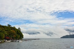 雲が流れてきた