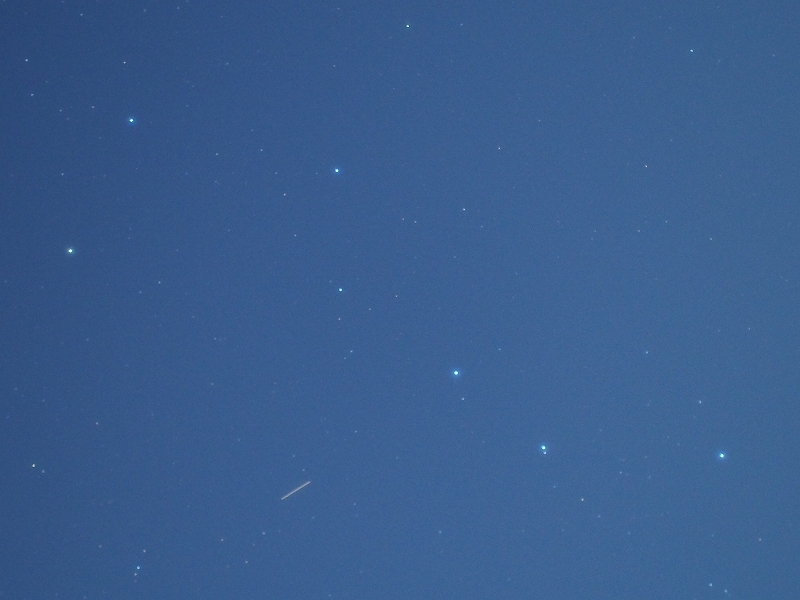 北斗七星と水瓶座流星群のはじまり