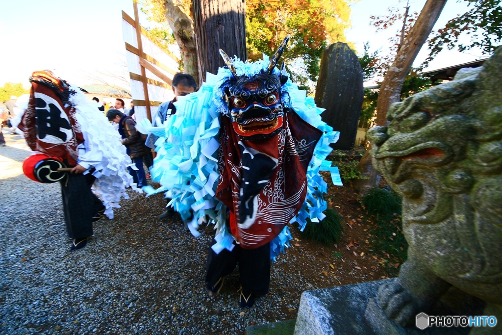  東山神社獅子舞