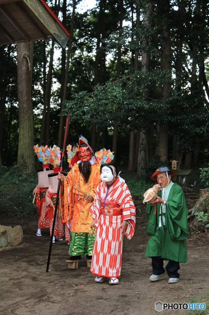  野々宮神社の獅子舞