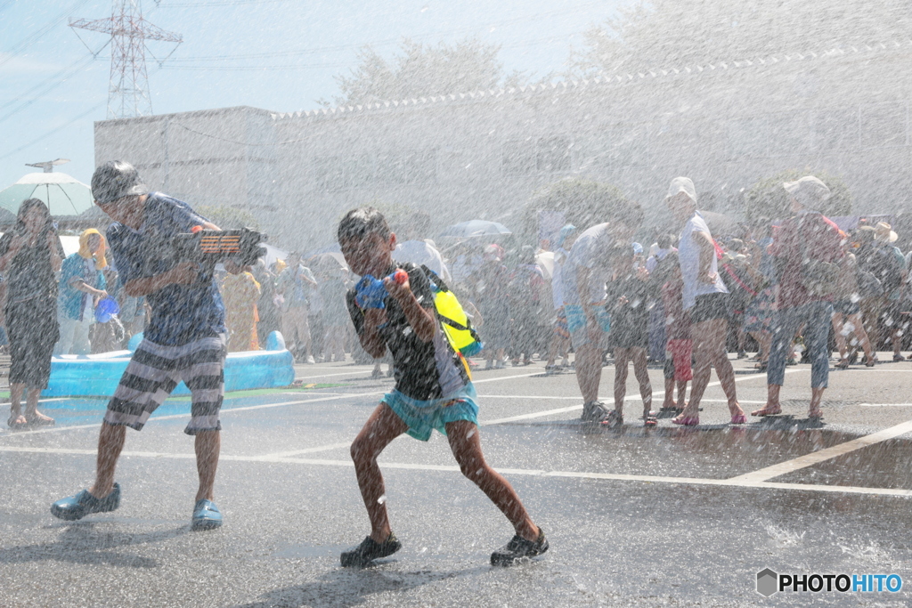  鶴ヶ島水かけ祭り