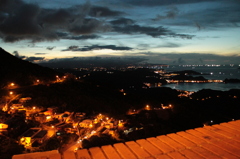 台湾　九份　夜景