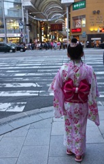 信号待ちの少々