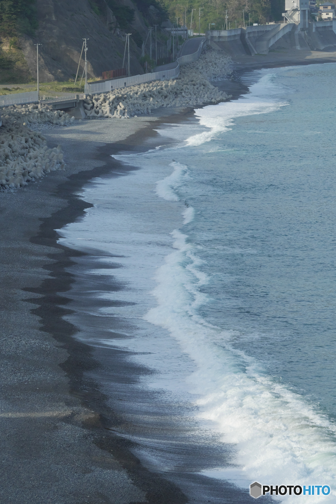 海岸 海 波