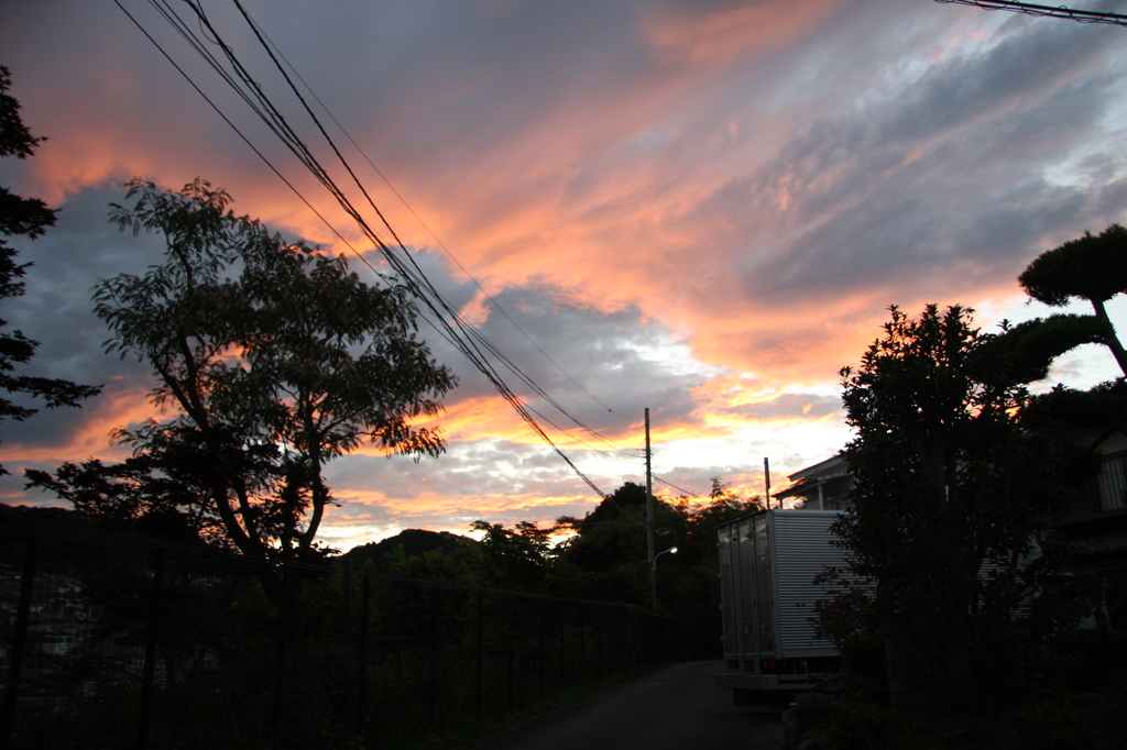 夕焼け