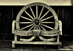 車輪の椅子