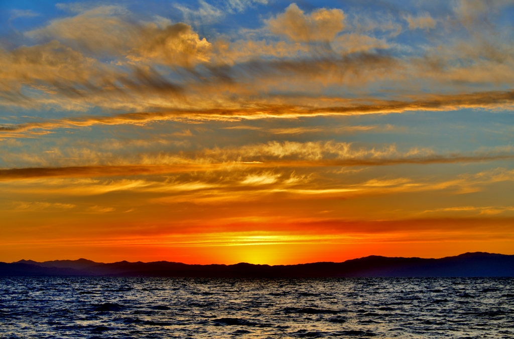 夕空夕雲