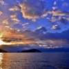 躍る夕雲