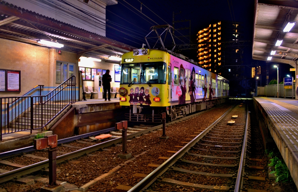 京阪電車　響け！ユーフォニアム