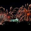 夜空の乱れ花