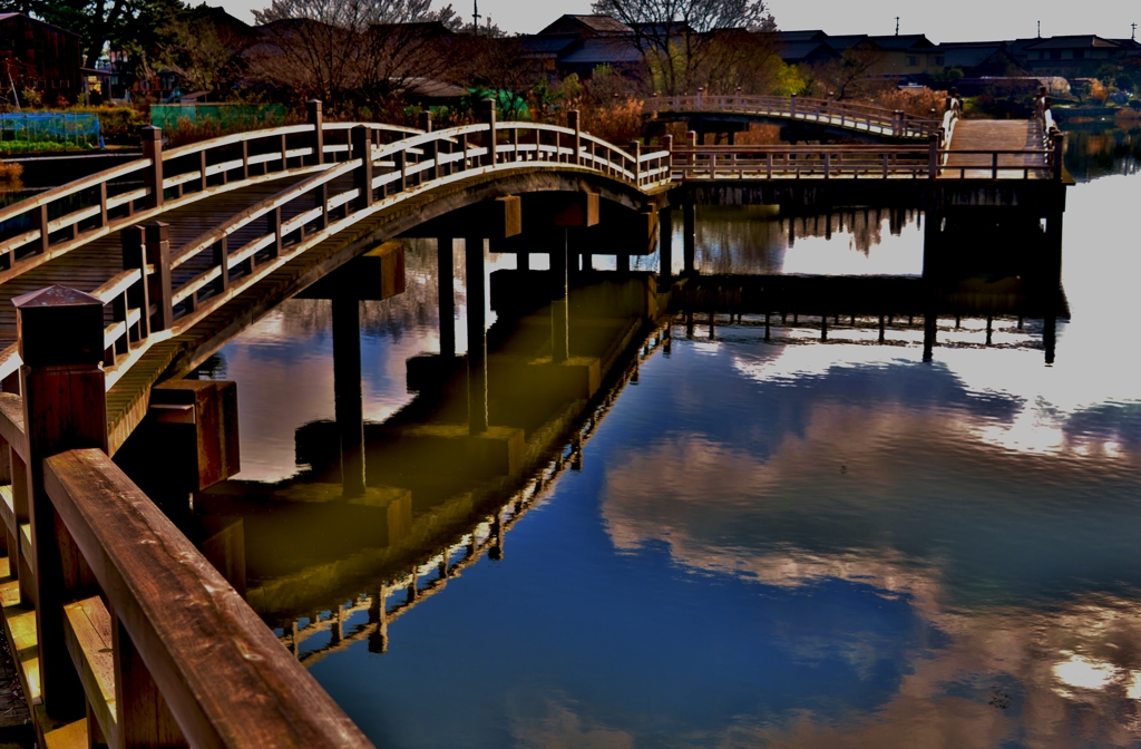 太鼓橋 乙女ヶ池 By 近江源氏 Id 写真共有サイト Photohito