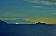 淡海湖北夜景