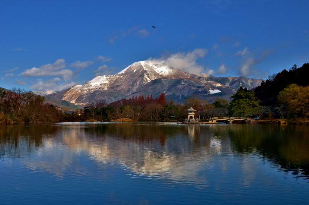 冬日の伊吹山