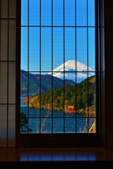 窓辺の富士