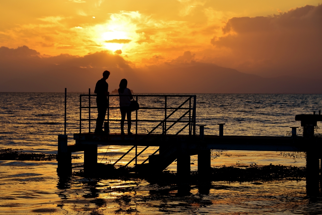 Love sunset