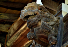 獅子鼻（木鼻彫刻）福田寺