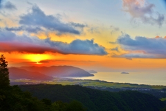 朝日の光景