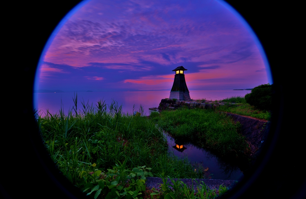 木津港跡常夜灯