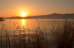 湖南の夕景