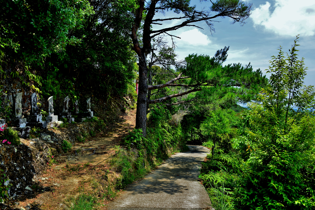 重畳山山道と参道