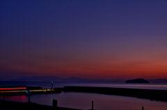 夕暮れ便り星空へ