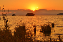 湖北師走夕風景