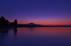 Twilight in the morning
