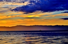 琵琶湖夏夕寸景