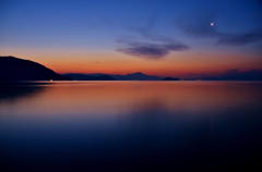 明けの明星 in琵琶湖