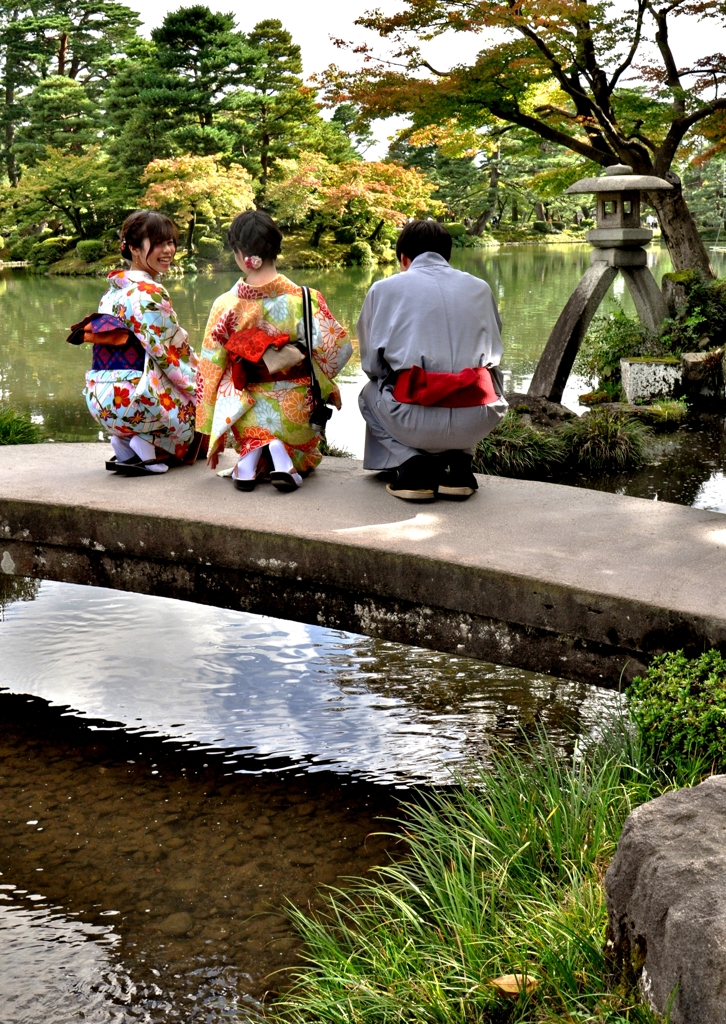 モデルでないモデルの兼六園　2-2