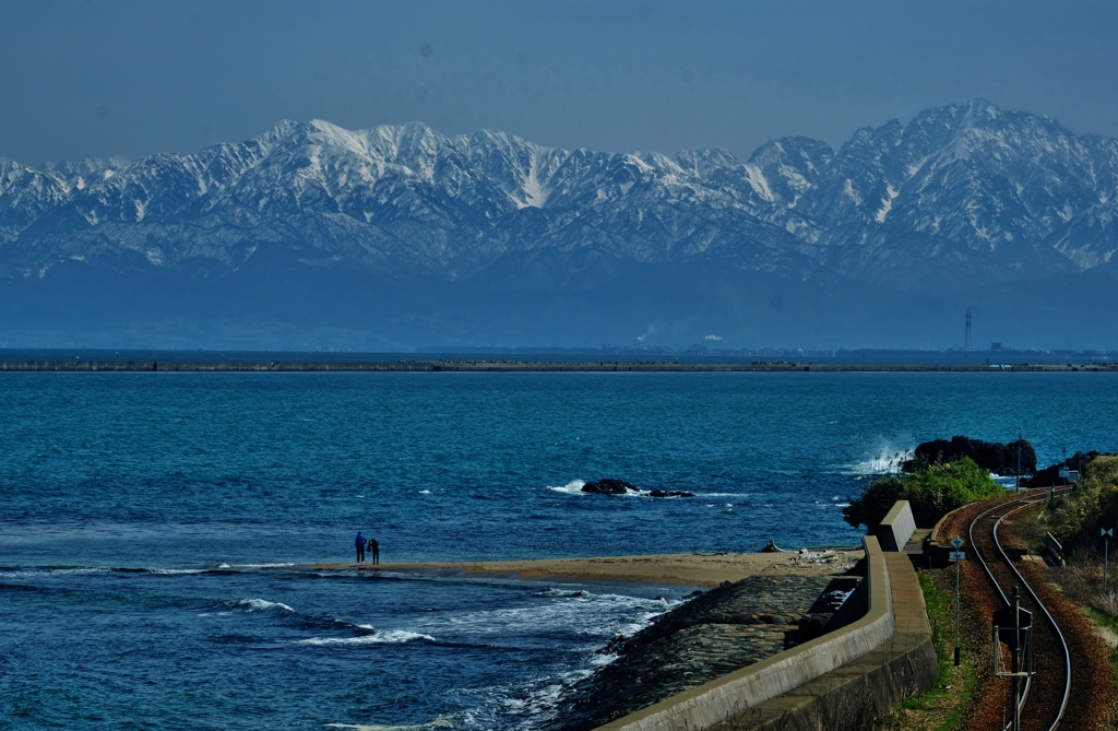 立山連峰景観