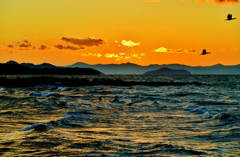 Lake Biwa twilight