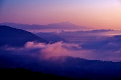 琵琶湖の雲海