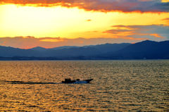 Lake Biwa evening