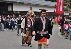 ひこね城まつりパレード・直弼家臣・宇津木景福