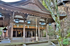 阿賀神社（太郎坊宮）拝殿
