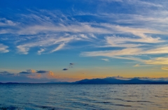 初秋の風が吹く