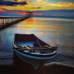 琵琶湖夕景