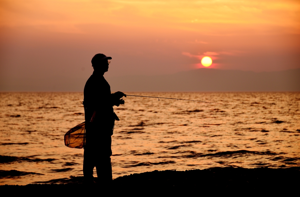 夕釣り