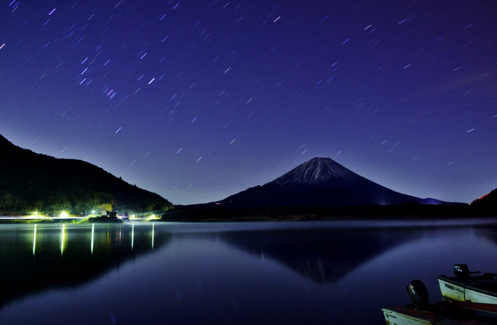 星降る精進湖