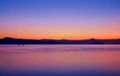 琵琶湖黎明