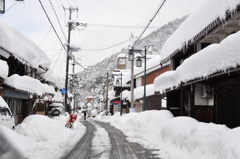 北国街道・雪の木之本宿