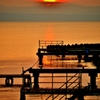 沈む夕日