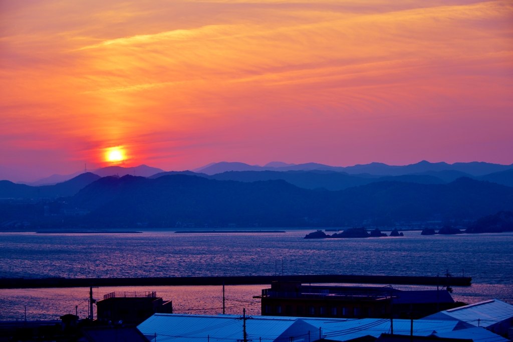 南紀串本の夕日