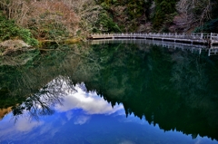 鏡面の春気配