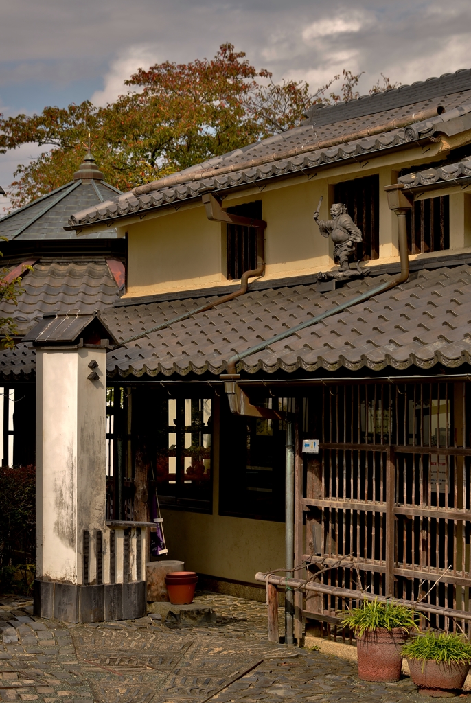 八幡堀散策　かわらミュージアム